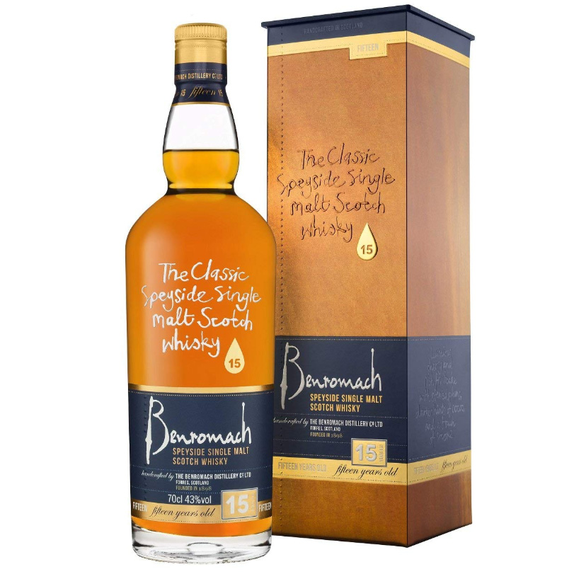 Whisky Benromach Speyside 15 Años Estuche