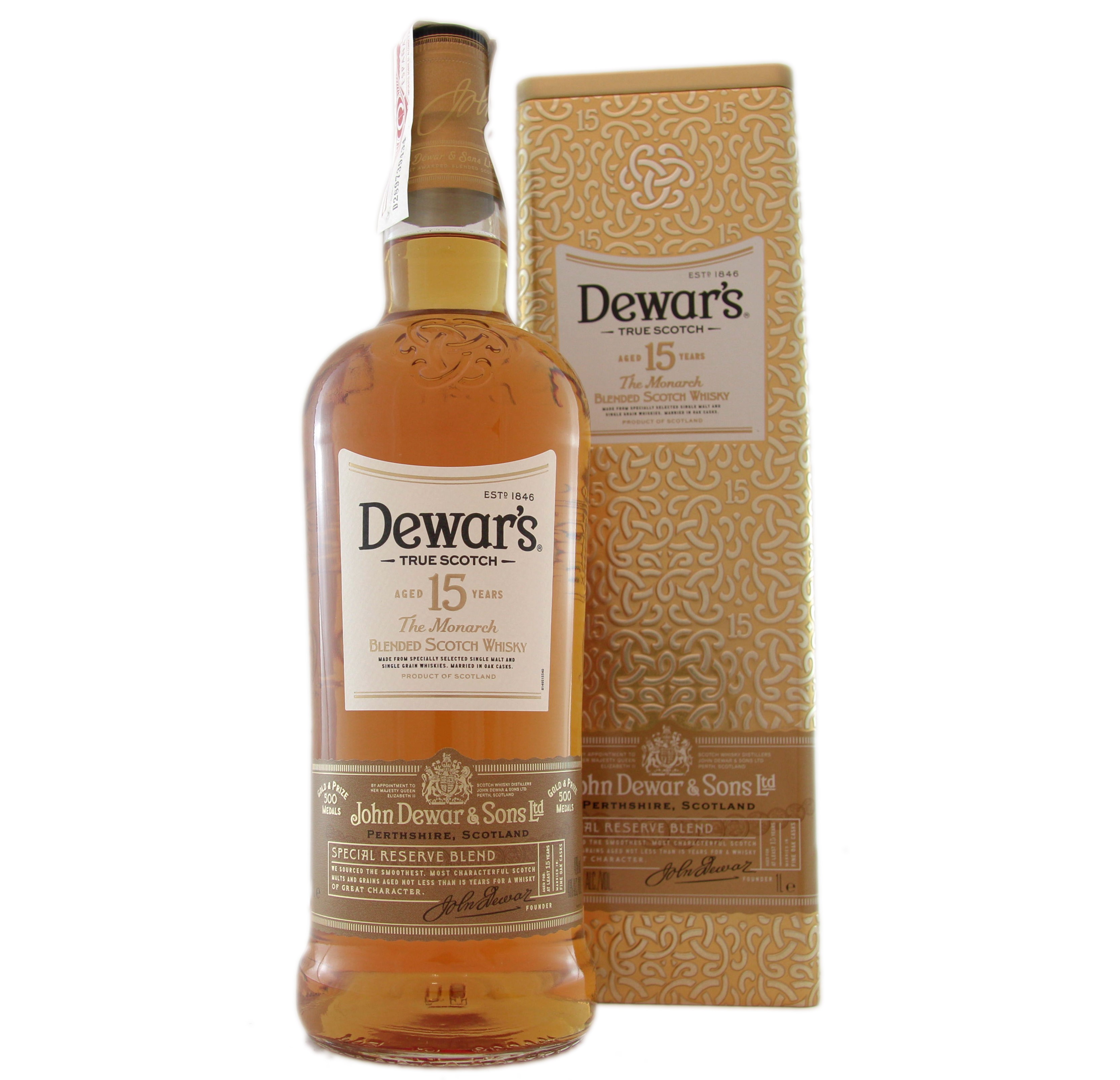 Comprar Whisky Dewars 15 Años con estuche | Topdrinks