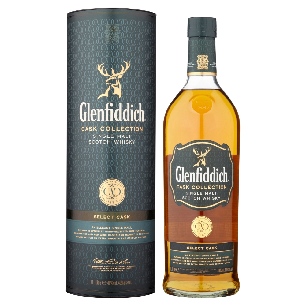Whisky Glenfiddich Select Cask 1 Litro Estuche