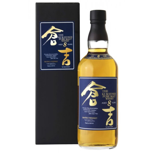 Whisky Kurayoshi 8 Años Pure Malt Matsui Estuche