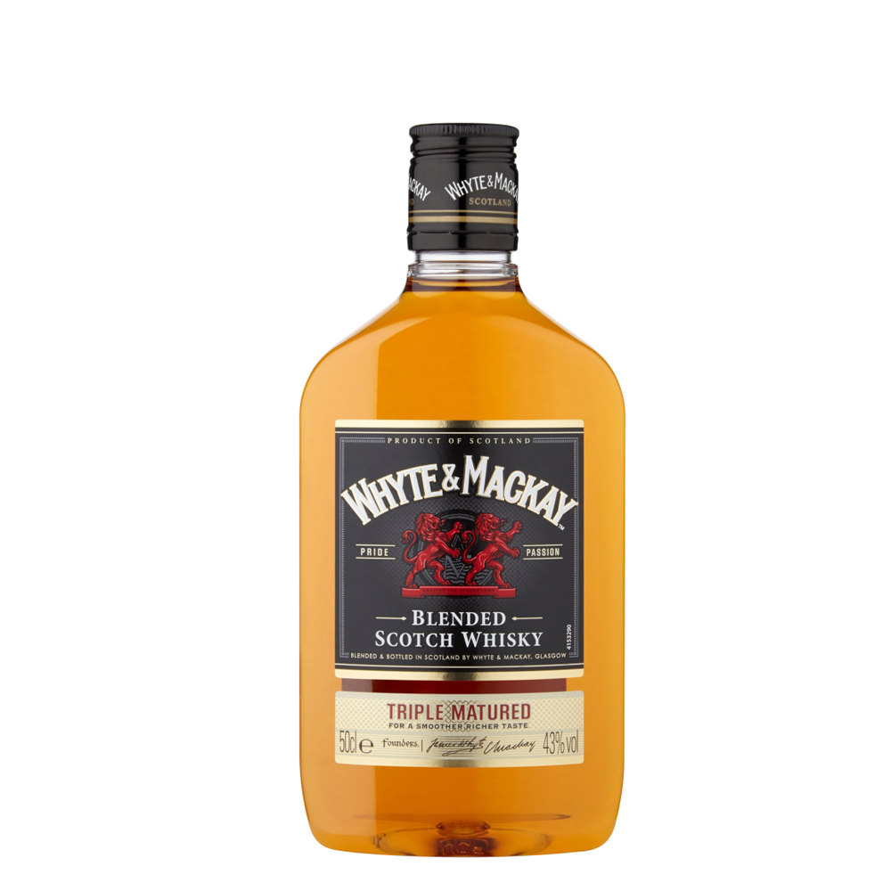 Whisky Whyte & Mackay Pet 0,5 Litros