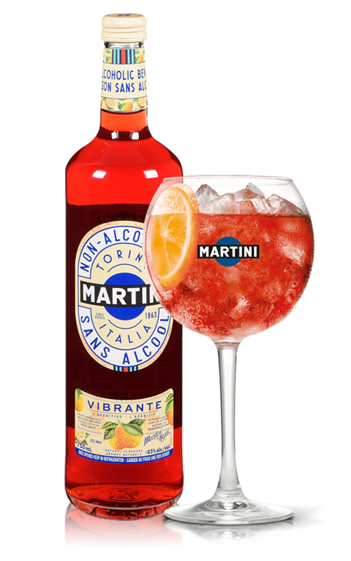 Martini Vibrante, tu bebida para el aperitivo sin alcohol