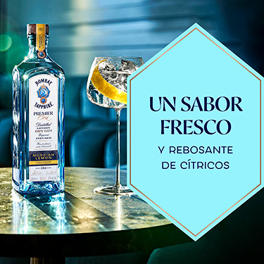 Texto de bombay premier cru un sabor fresco y rebosante de cítricos