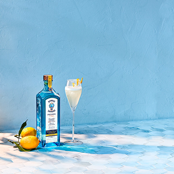 Foto de Combinado bombay sapphire cru french 75