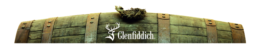 Barril con logo Glenfiddich recortado