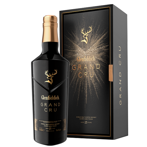 Imagen botella con estuche Glenfiddich Grand Cru