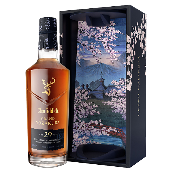 Imagen botella Glenfiddich Grand Yozakura 29 años single malt con estuche