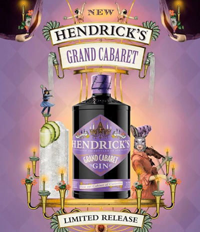 Nueva edición limitada de la ginebra Hendrick's. Hendrick's Grand Cabaret