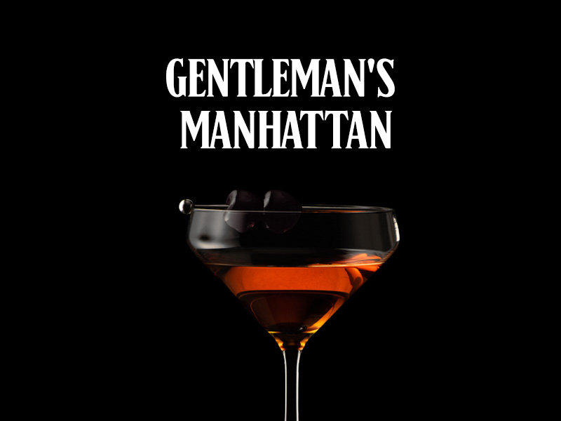 Receta Cocktail Jack Daniels Gentleman Manhattan