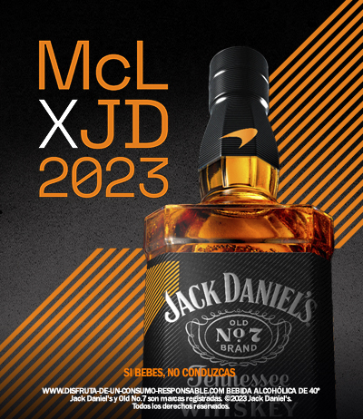 Edición limitada colaboración Jack Daniel's y Mclaren