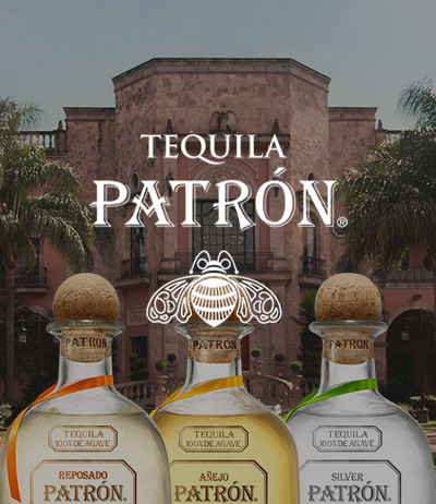 Página Patrón Tequila